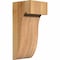 Ekena Millwork Del Monte Rough Sawn Corbel, Western Red Cedar, 6"W x 6"D x 14"H COR06X06X14DEL00RWR - alternate 1